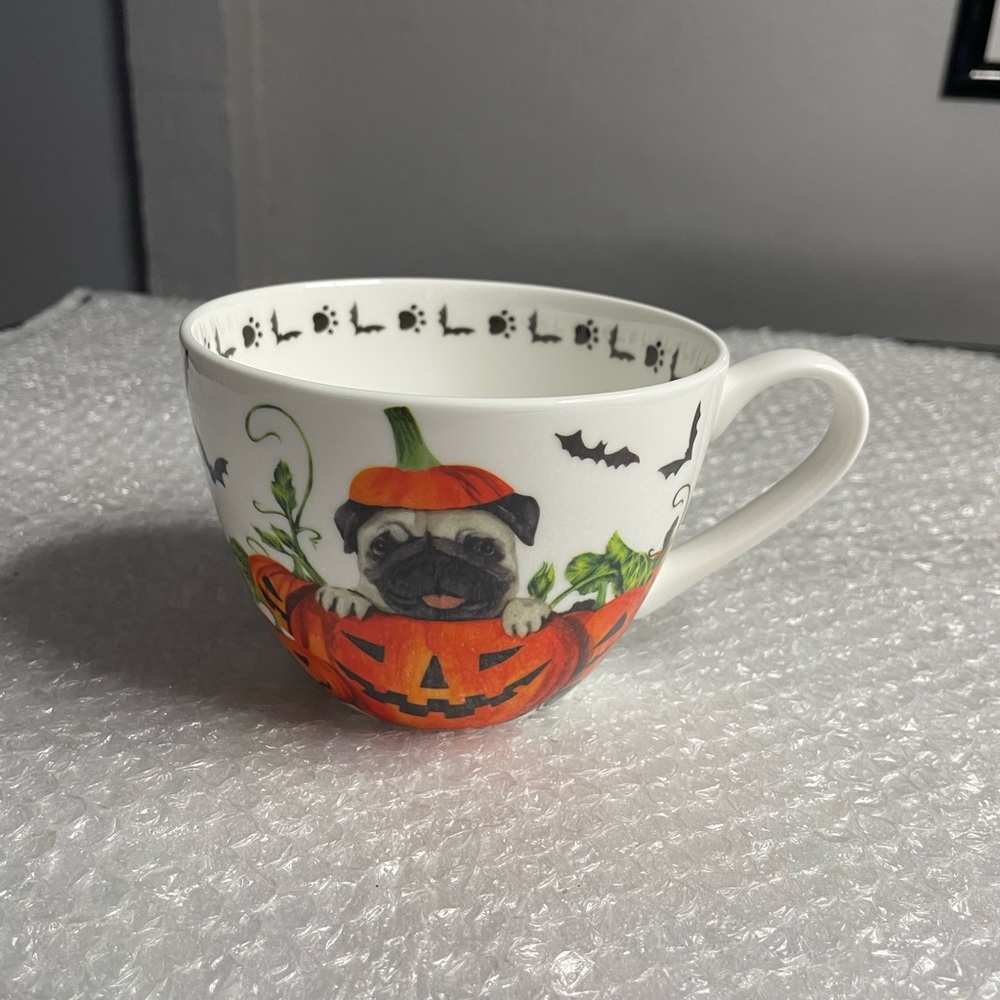 Portobello by Design Pumpkin Pug Mug